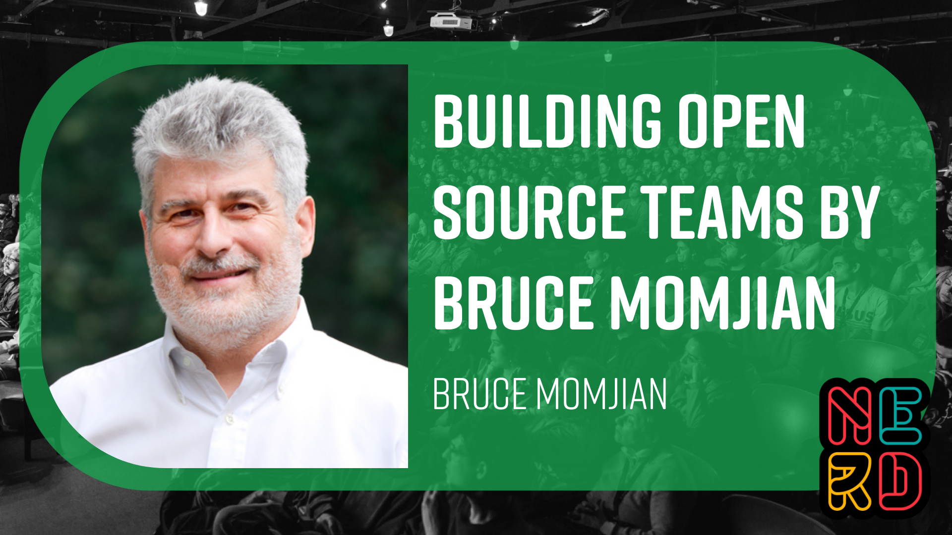 Building Open Source Teams by Bruce Momjian