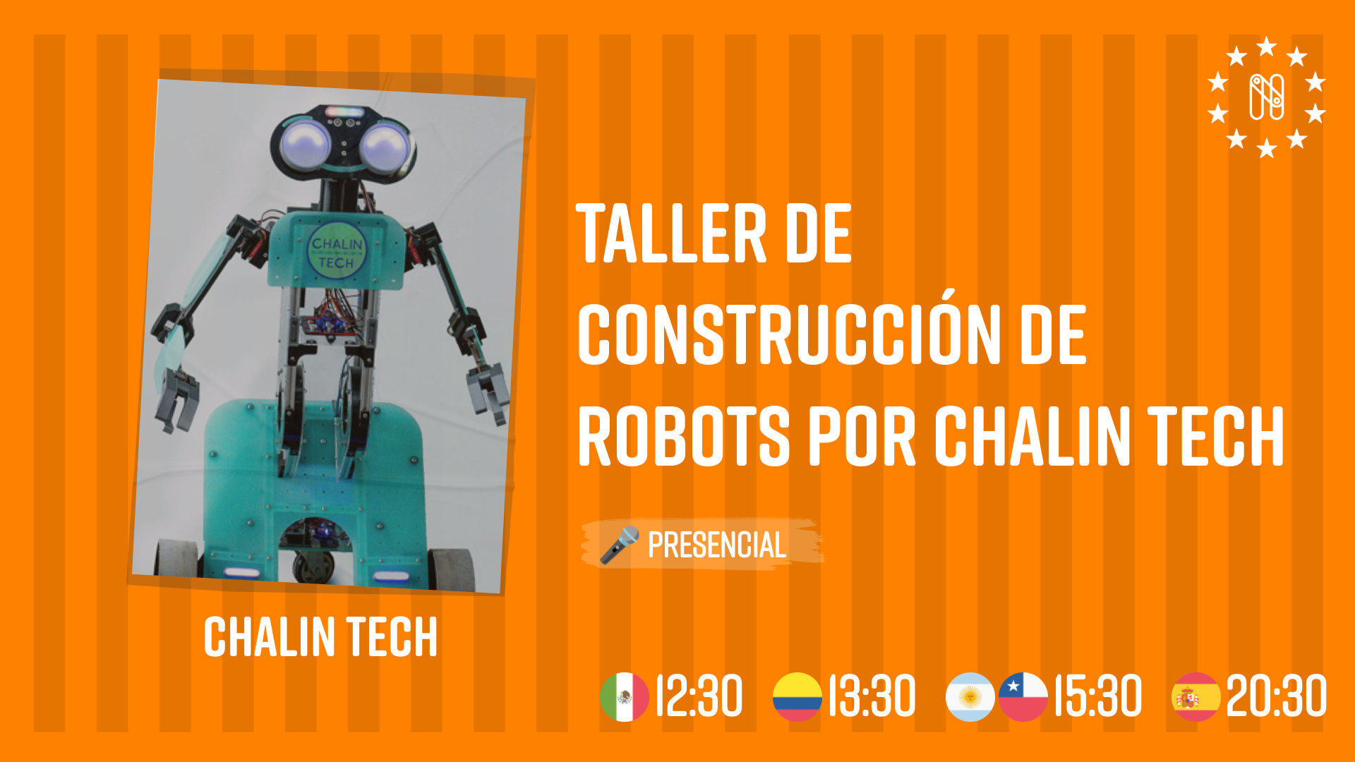 Taller de construcción de robots por Chalin Tech