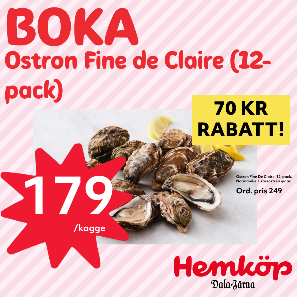 Skaldjursfest från Göteborg – Boka innan 15/7!