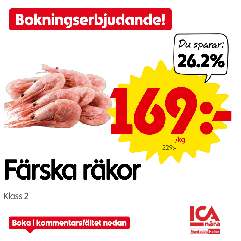 Färska räkor