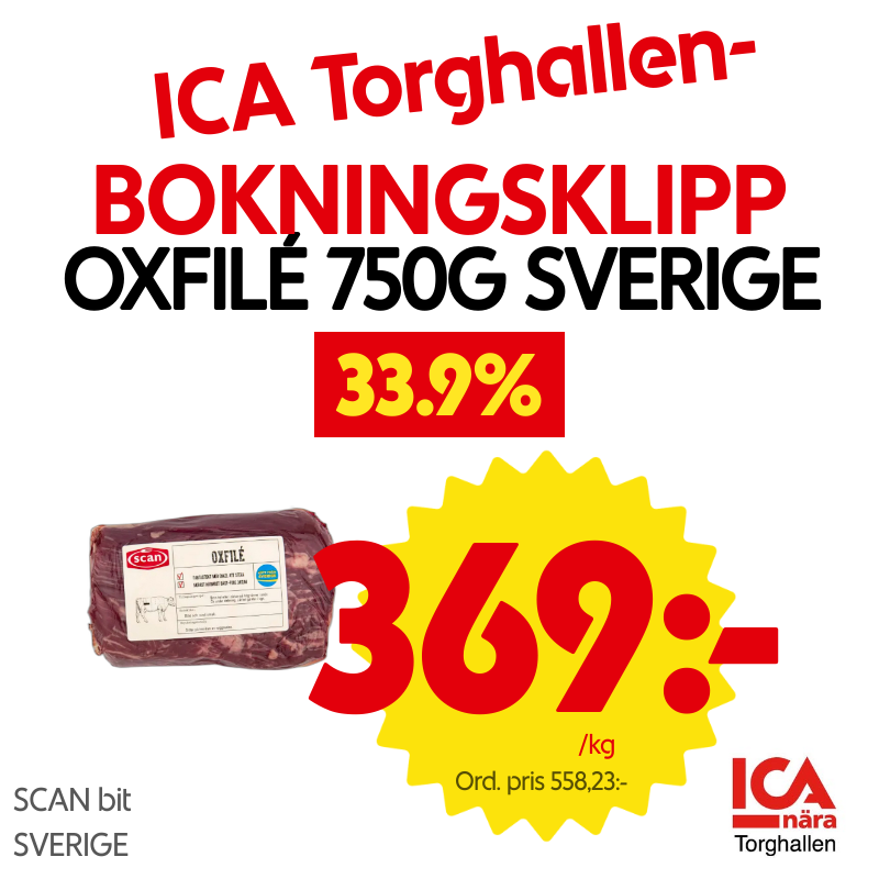 SCAN Oxfilé ca750g