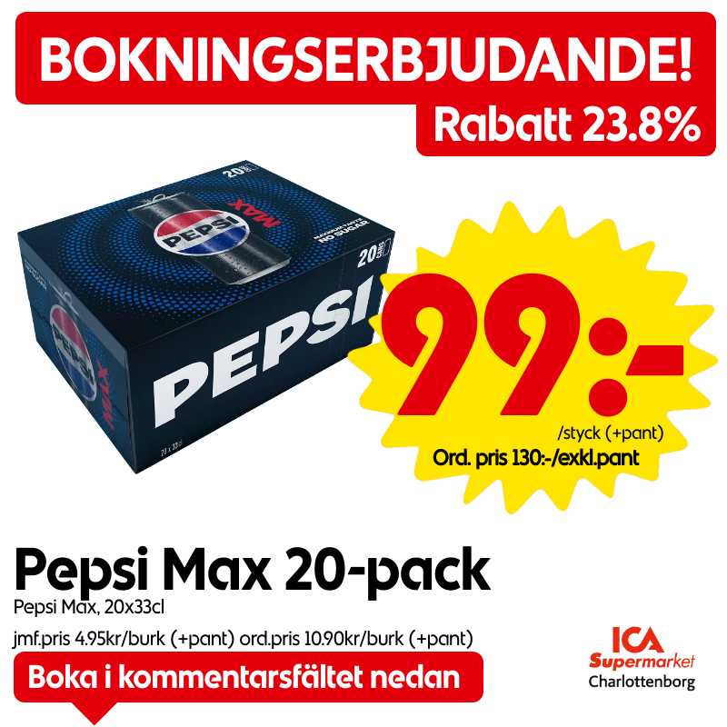 Pepsi 20-pack
