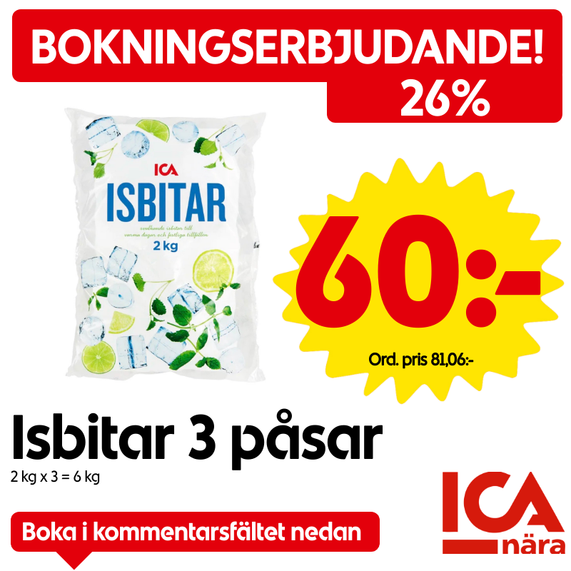 Isbitar 3 påsar
