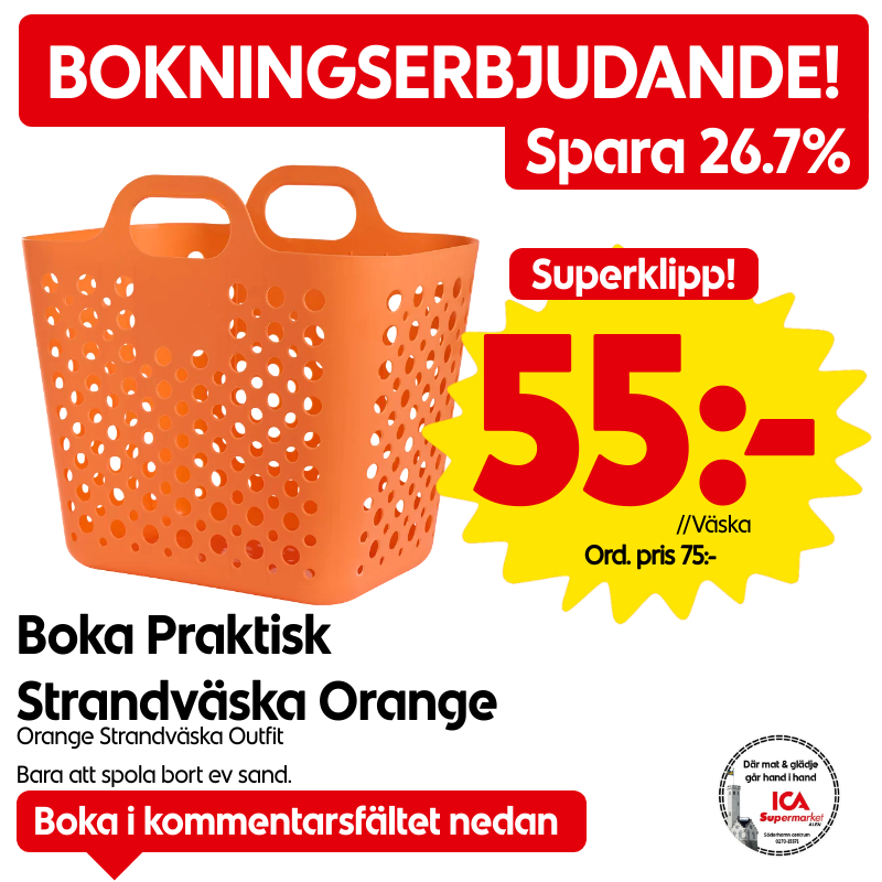 Boka Praktisk Strandväska