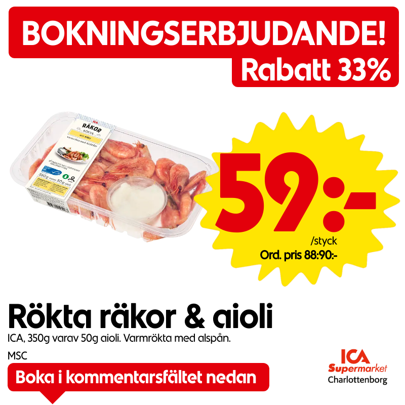 Rökta räkor