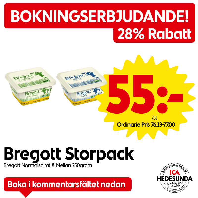 BOKA Bregott Storpack – Spara 28%!