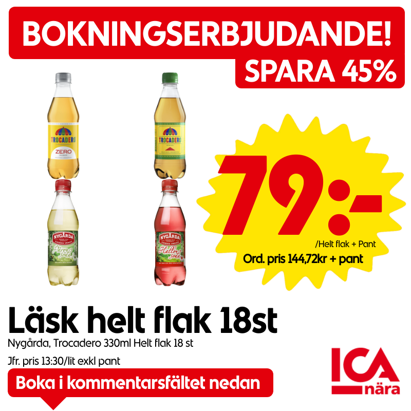 Vecka 29 läsk hel platta