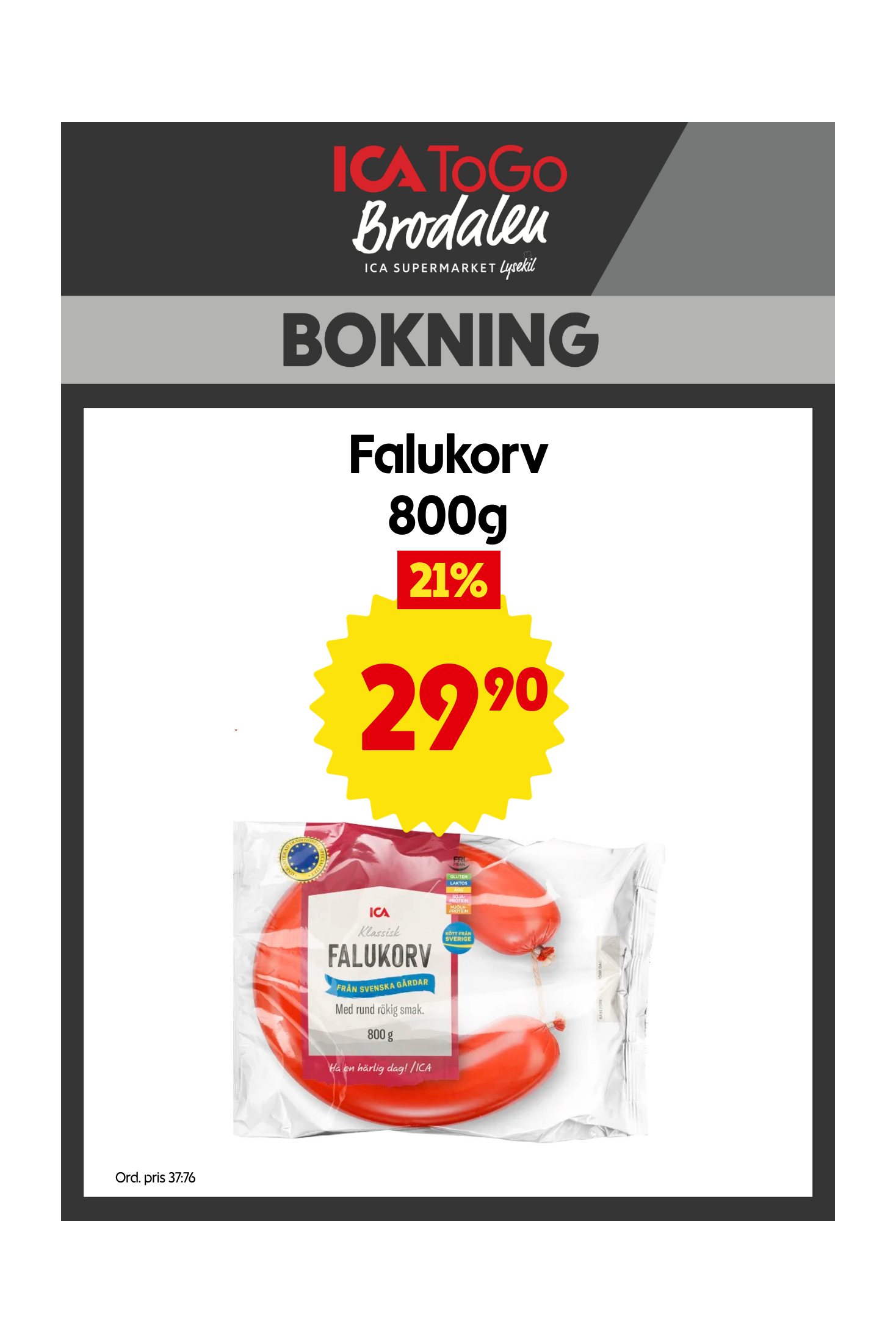 Falukorv 800g