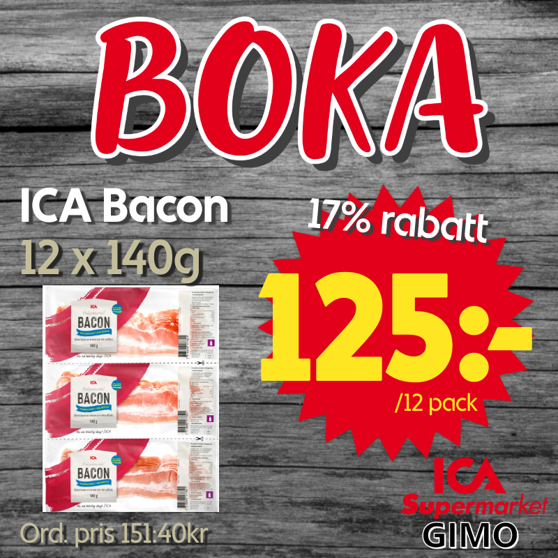 12-pack Bacon