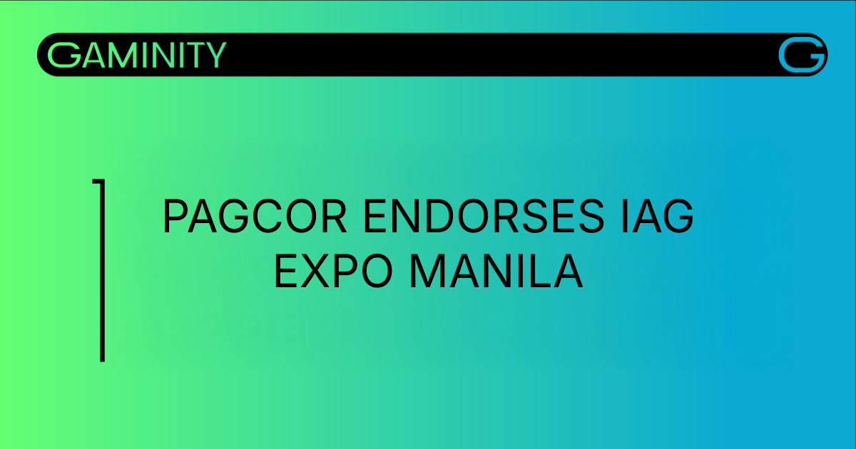 IAG EXPO 2026 Receives PAGCOR Endorsement