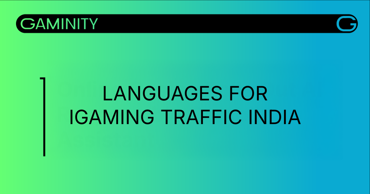 Optimal Language Choices for iGaming Traffic in India