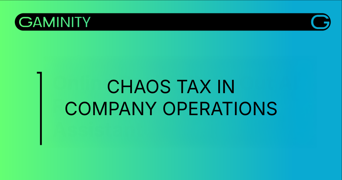 The Unseen 'Chaos Tax' Draining Company Resources