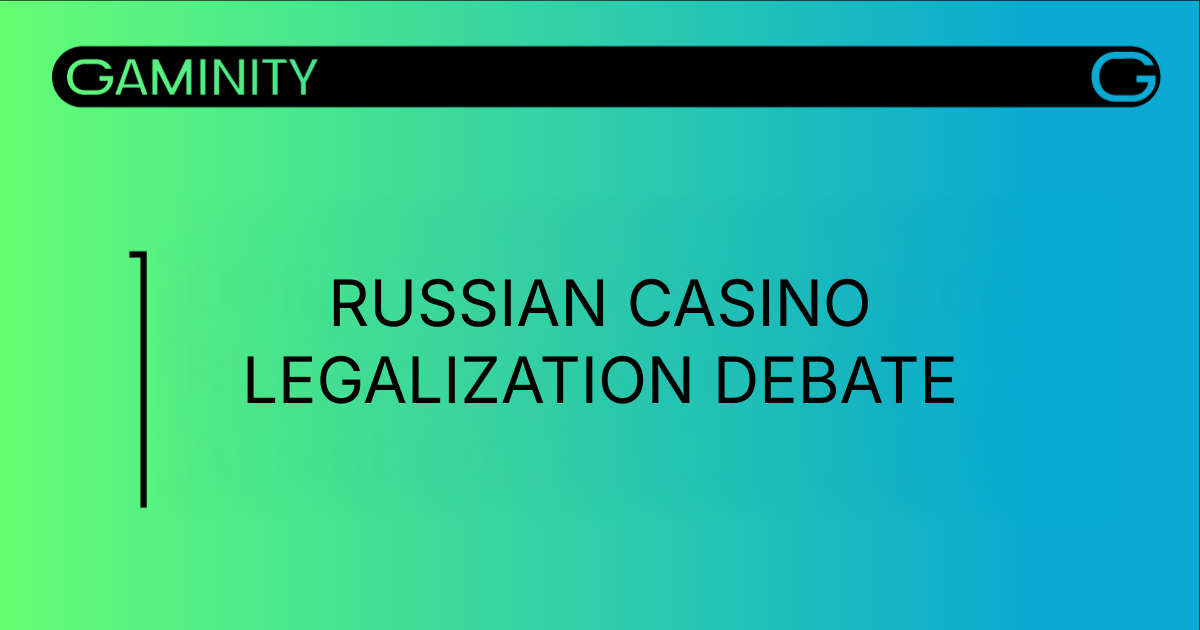 Russia Considers Legalising Online Casinos, Finance Minister Proposes