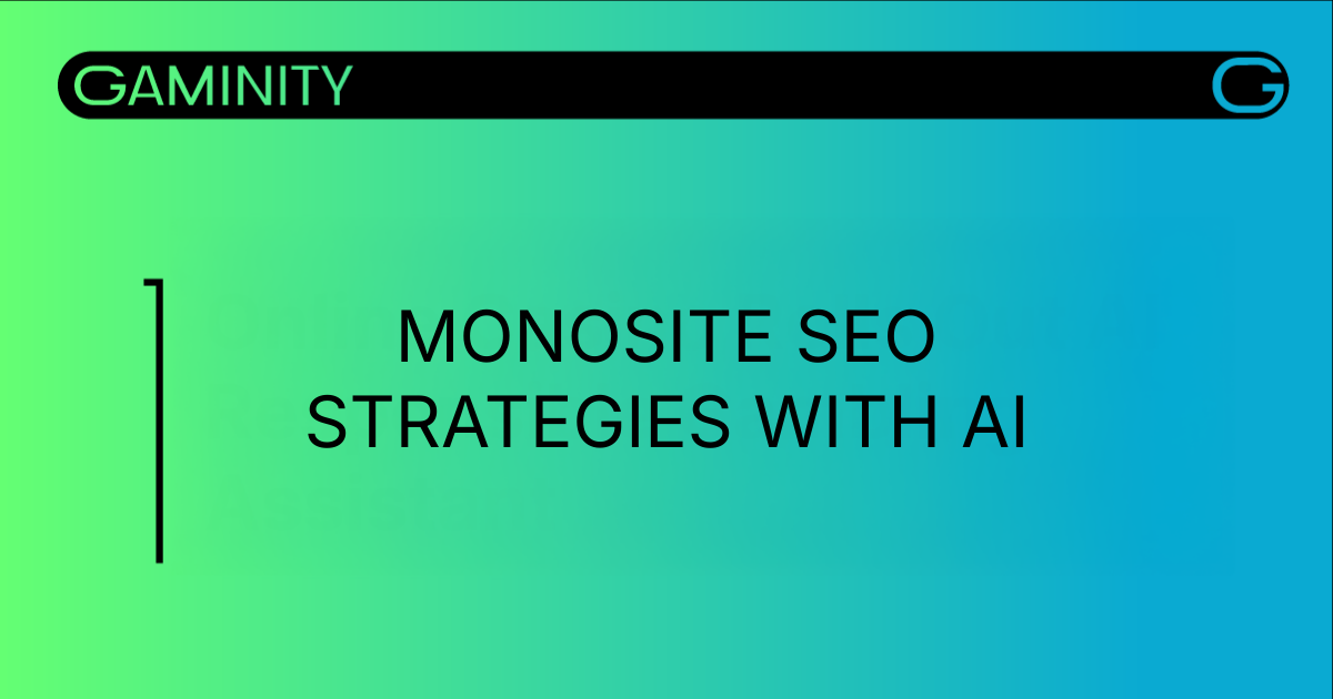 Alexander Flint's Innovative Monosite Promotion Strategies