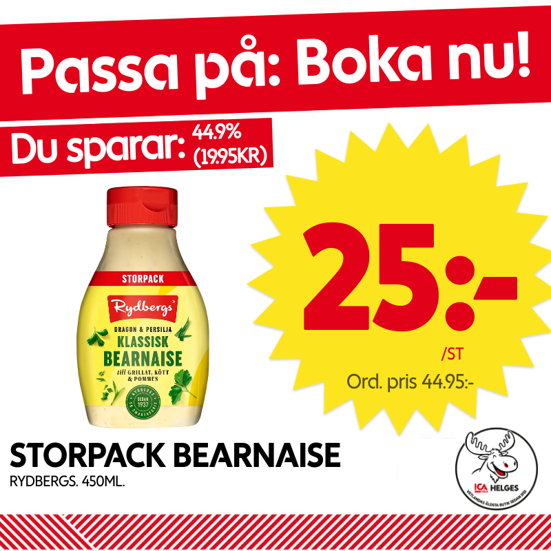 Bearnaise-Festen 2026 – Rydbergs Storpack!