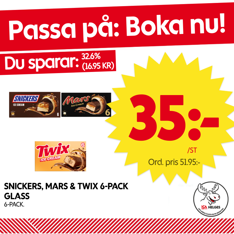 Glassfest 6-pack – boka ditt favoritpaket nu!