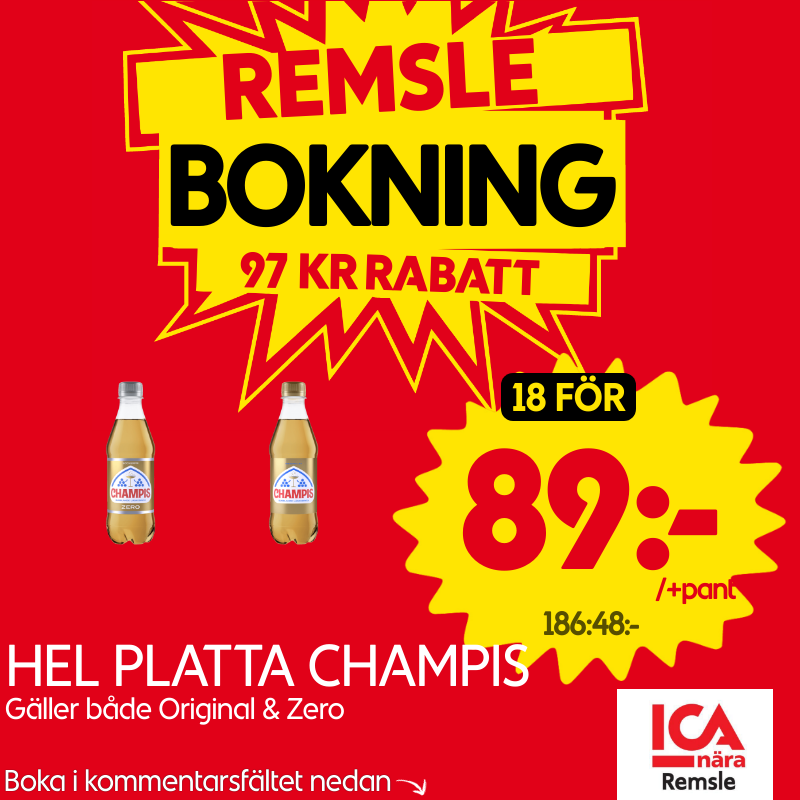 Champis Zero 18x33cl, Champis Original 18x33cl