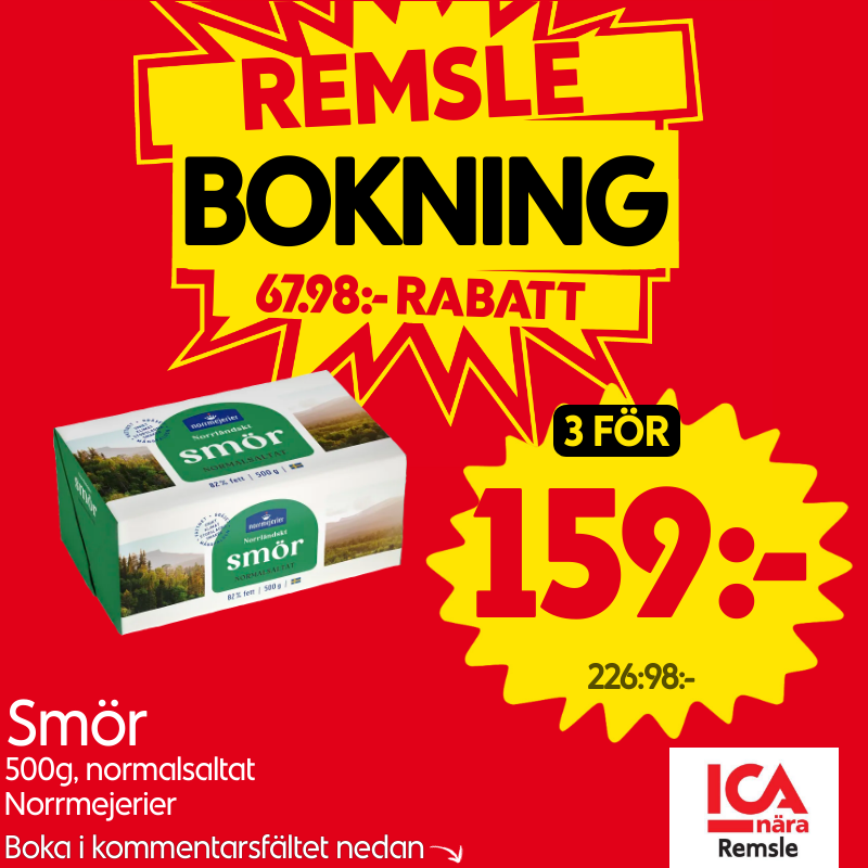 Smör 3 paket x500g