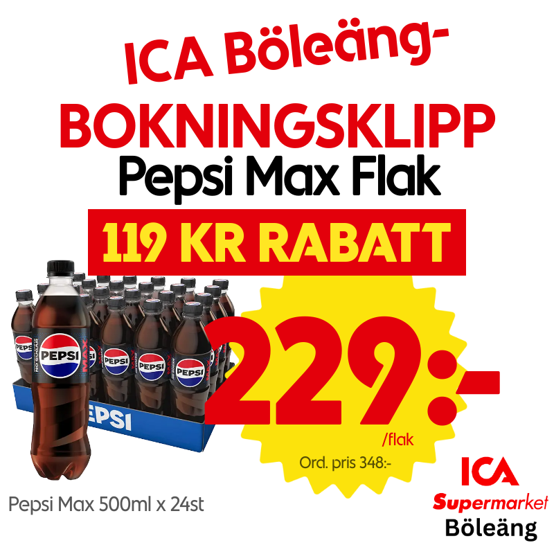 Pepsi Max Flak – Sommarerbjudande!