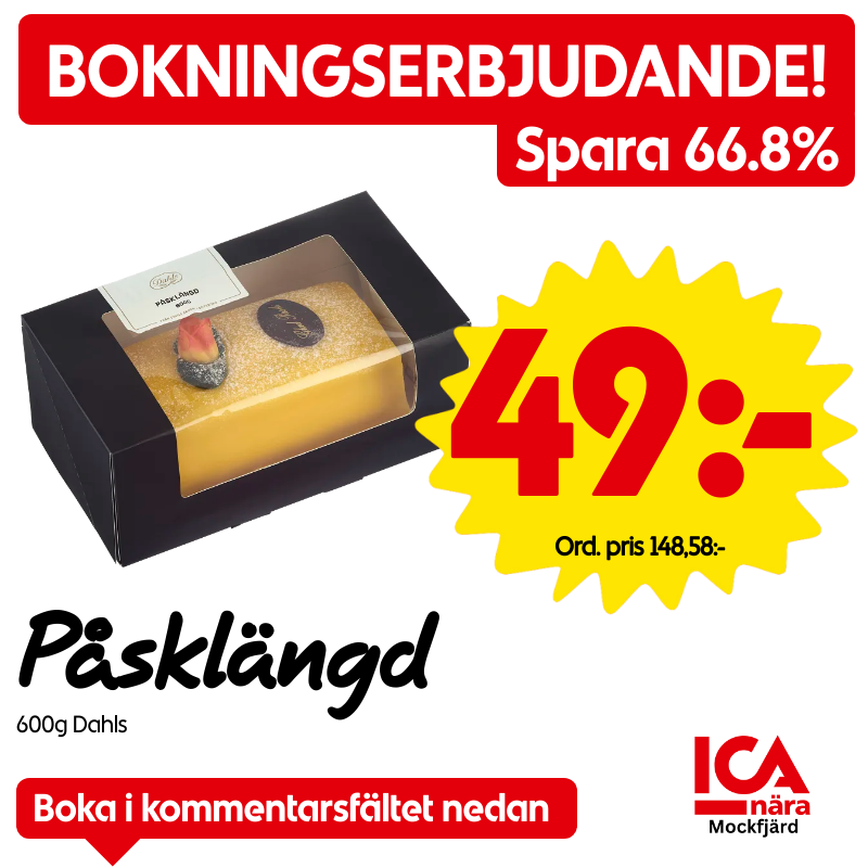Påsklängd 600g Dahls