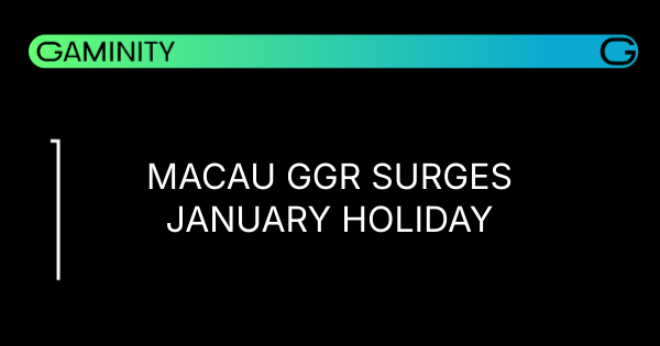 🎲 Macau GGR Surges into 2026!