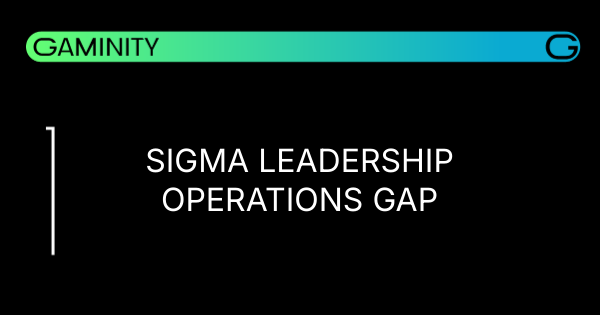 🔍 SiGMA Reveals C-Level Ops Disconnect