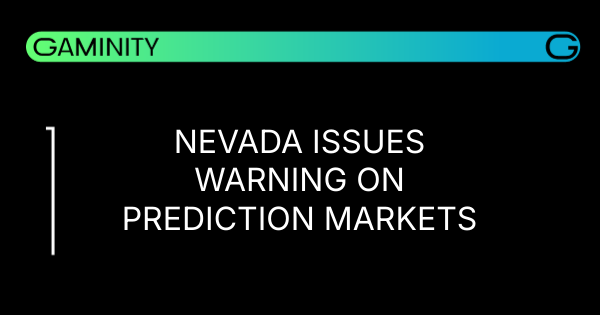 ⚠️ Nevada's Stern Warning on Prediction Markets