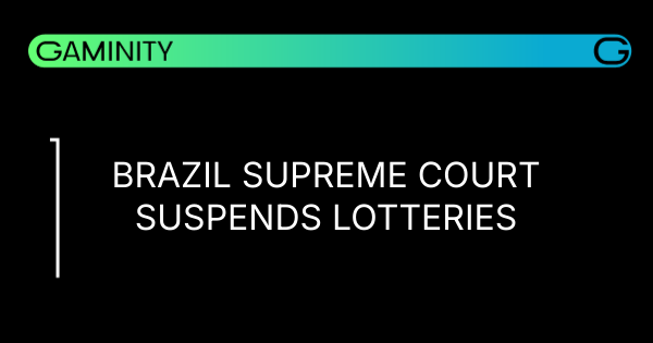 🛑 Brazil Halts Municipal Lotteries