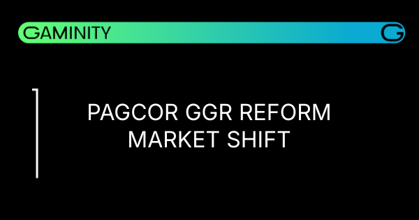 🔄 PAGCOR Reform: A Market Game-Changer?
