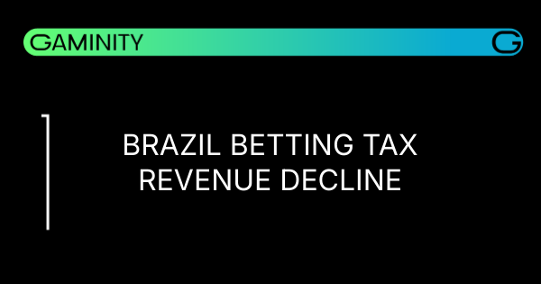 📉 Brazil's October Betting Revenue Drops 9.4%