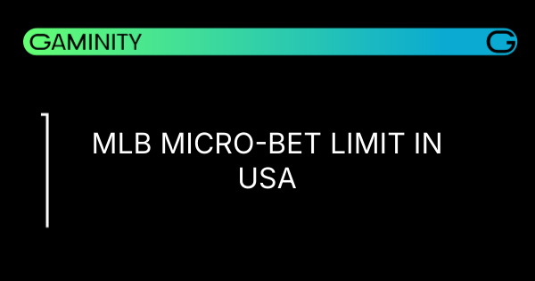 ⚾ $200 Cap on MLB Micro-Bets in USA