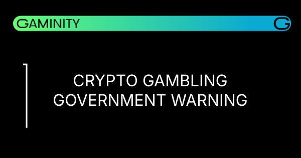 🔍 Gov Tackles Crypto Gambling Surge