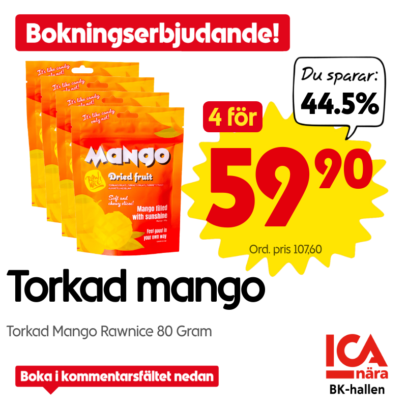 Mango Mania – Boka 4 paket för 59,90!