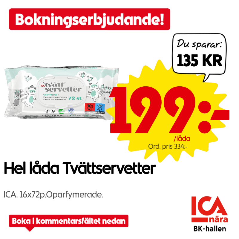 Tvättservetter