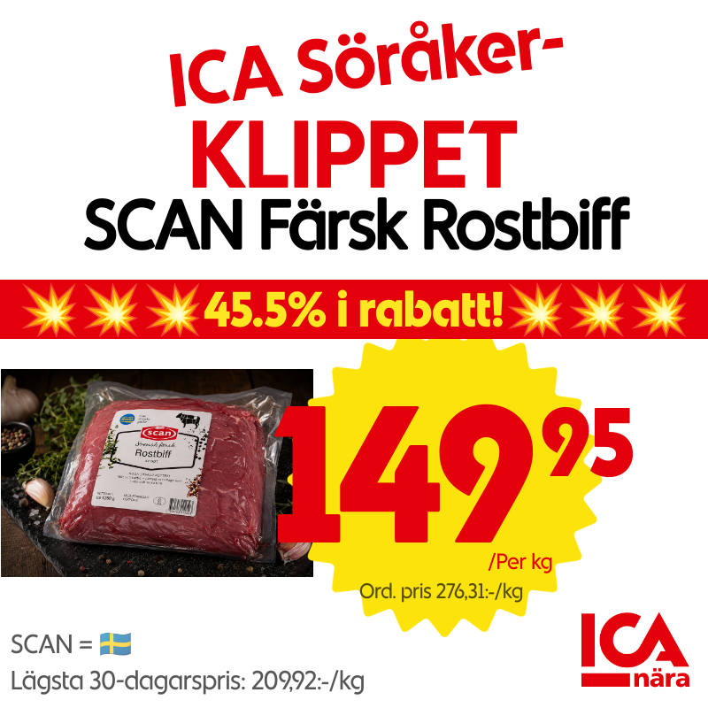 Färsk Rostbiff SCAN