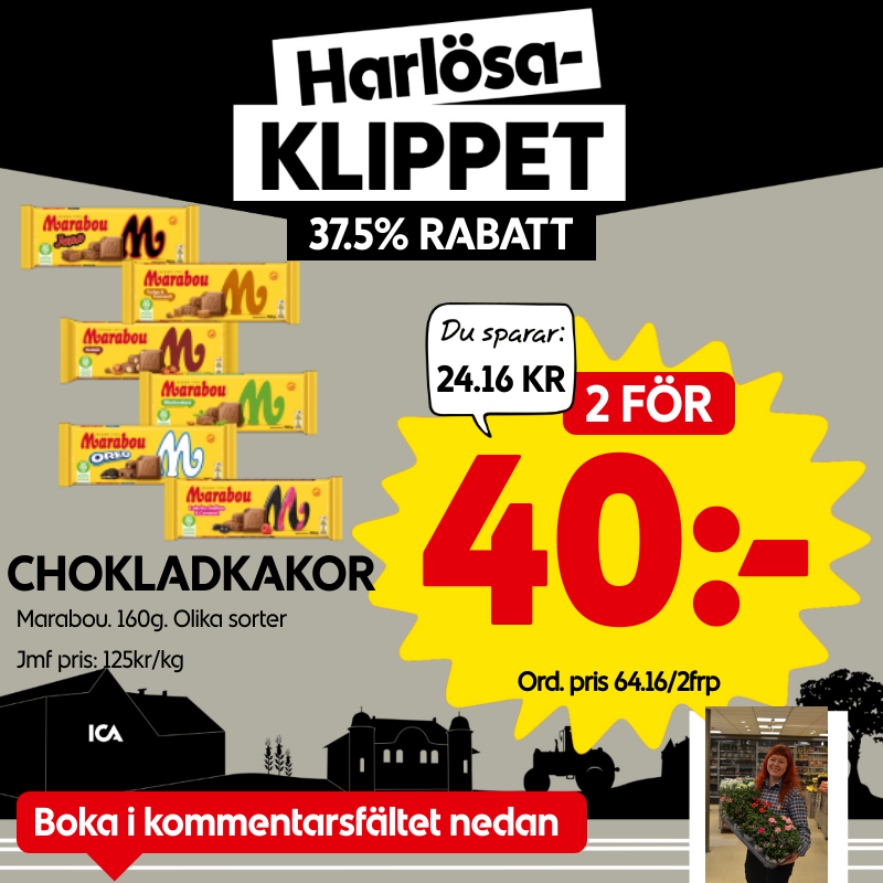 Bokningsmall gammal, Marabou