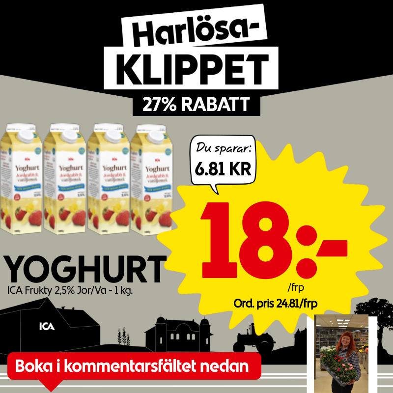 ICA, yoghurt ica