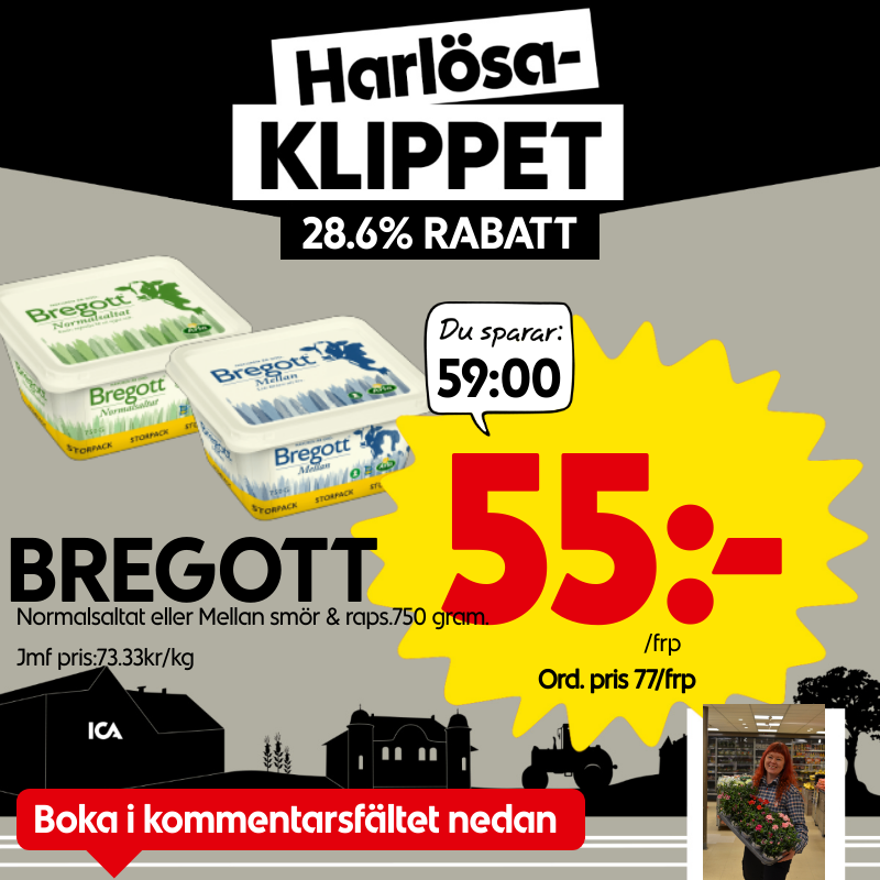 Bregott®, Normalsaltat, Melllan