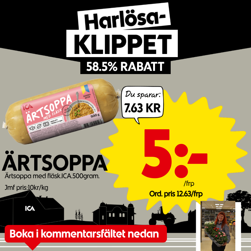 ICA, ärtsoppa