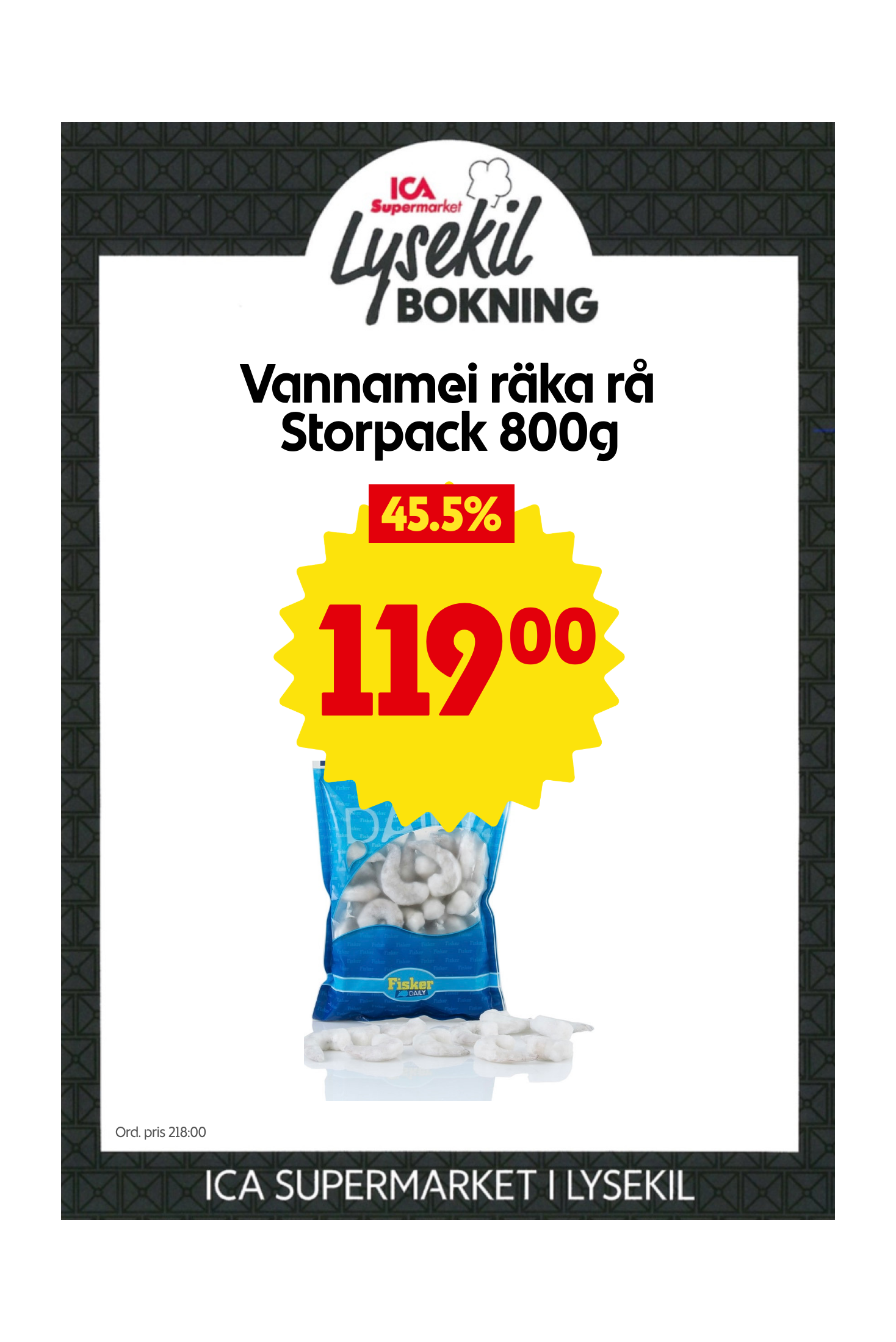 Vannamei räkor 800g